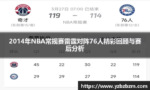 2014年NBA常规赛雷霆对阵76人精彩回顾与赛后分析