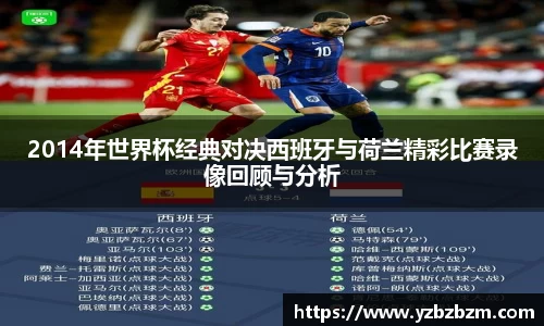 2014年世界杯经典对决西班牙与荷兰精彩比赛录像回顾与分析